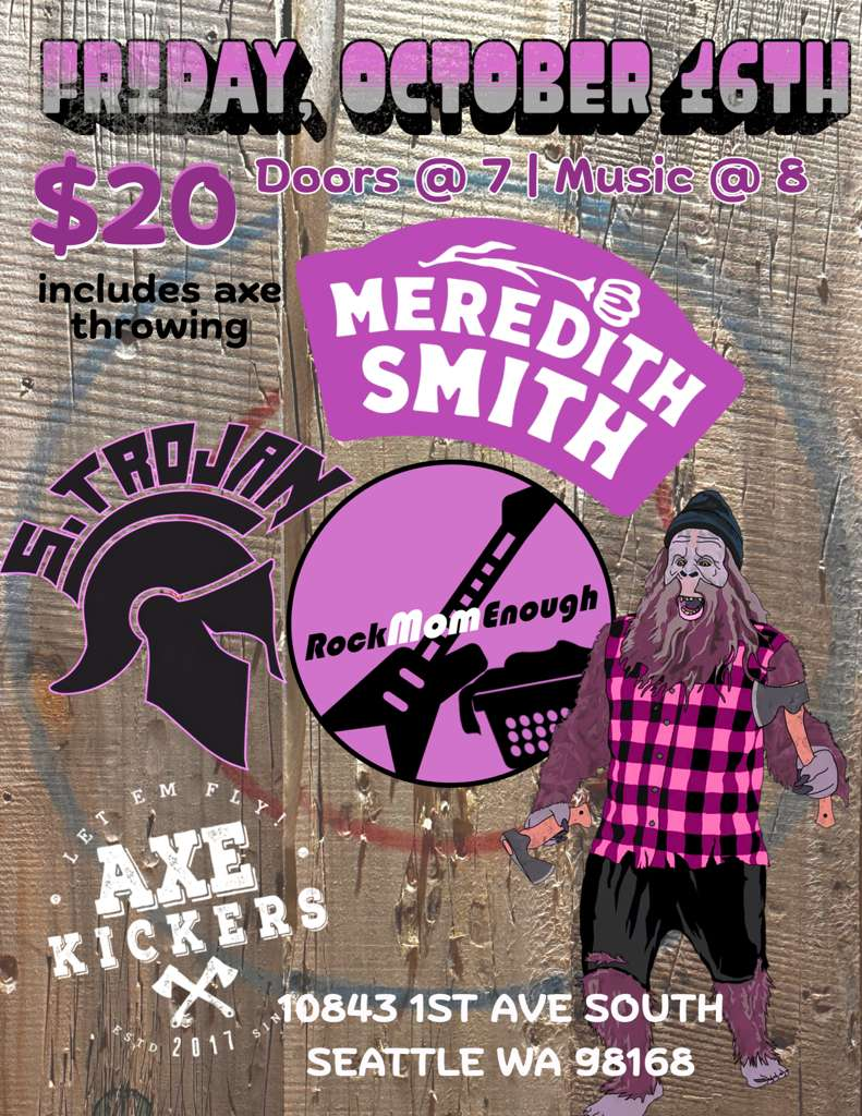 Meredith Smith @ axe kickers